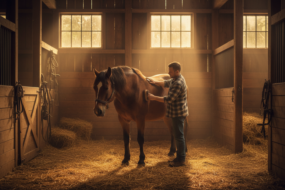 The Ultimate Horse Grooming Toolkit: Step by step to a healthy coat.
