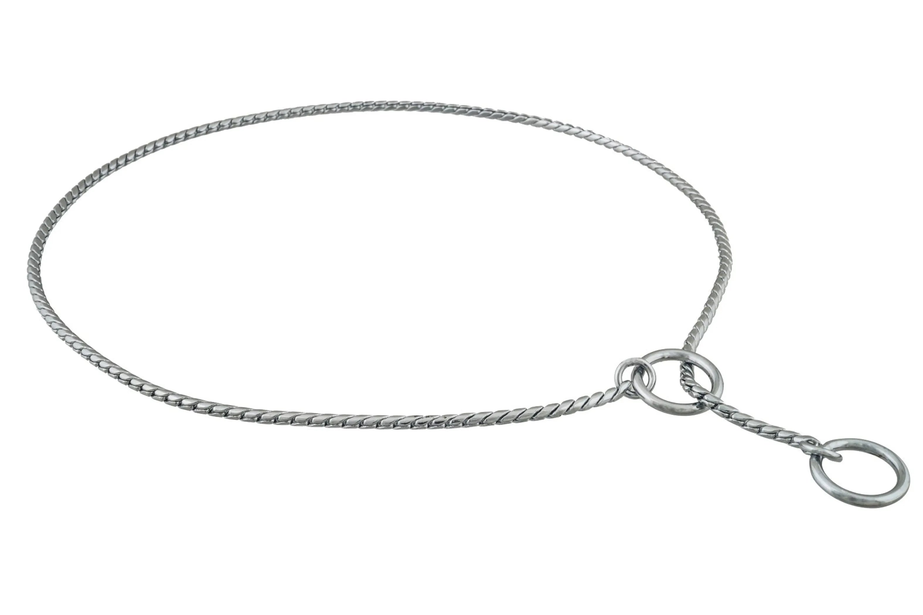 Slip Snake Show Chain Collar (22 in x 2.4mm)