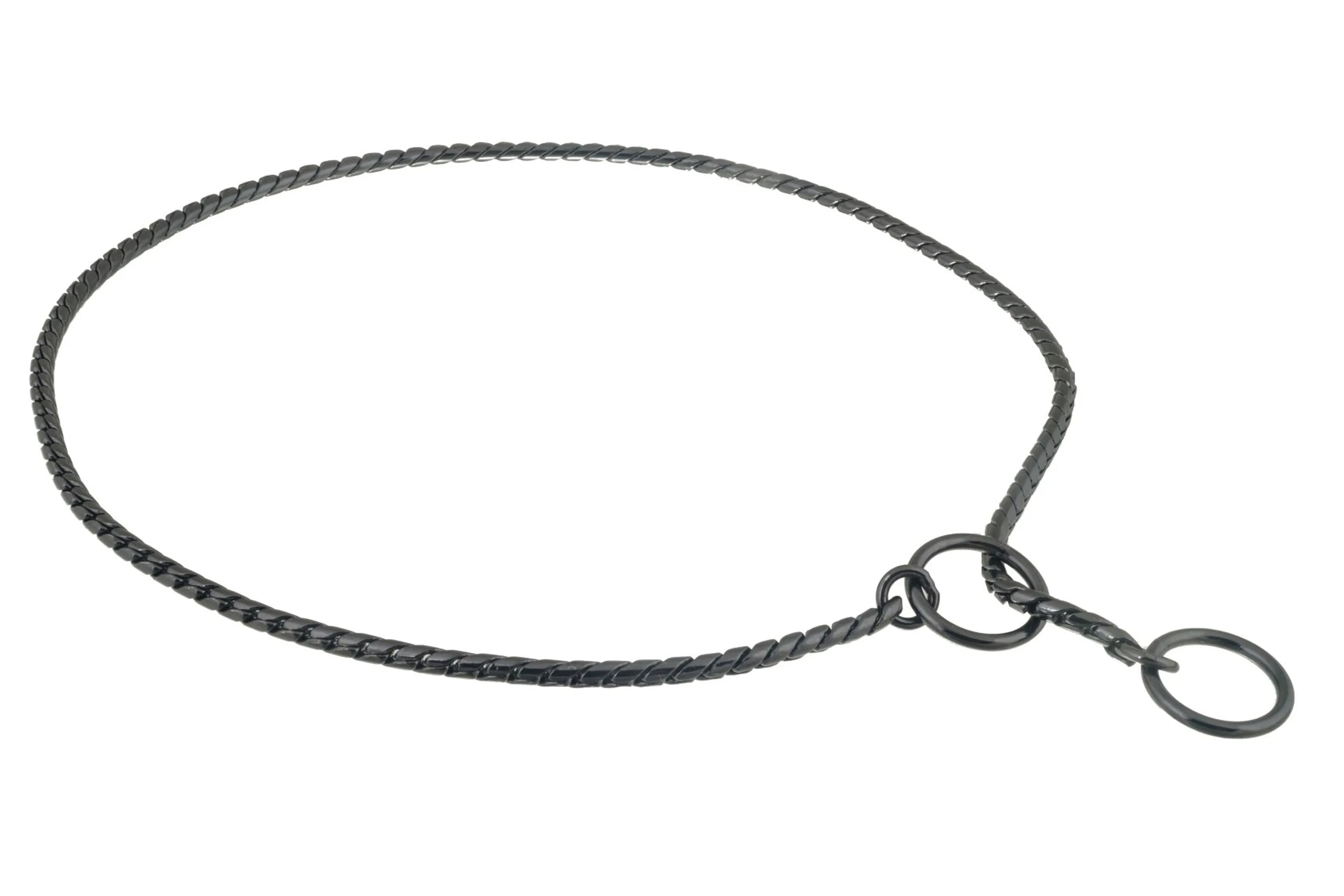 Slip Snake Show Chain Collar (28 in x 3.8mm)