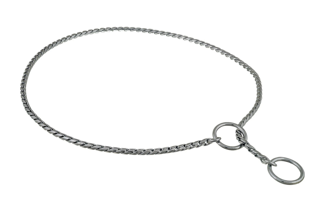Slip Snake Show Chain Collar (22 in x 3.8mm)
