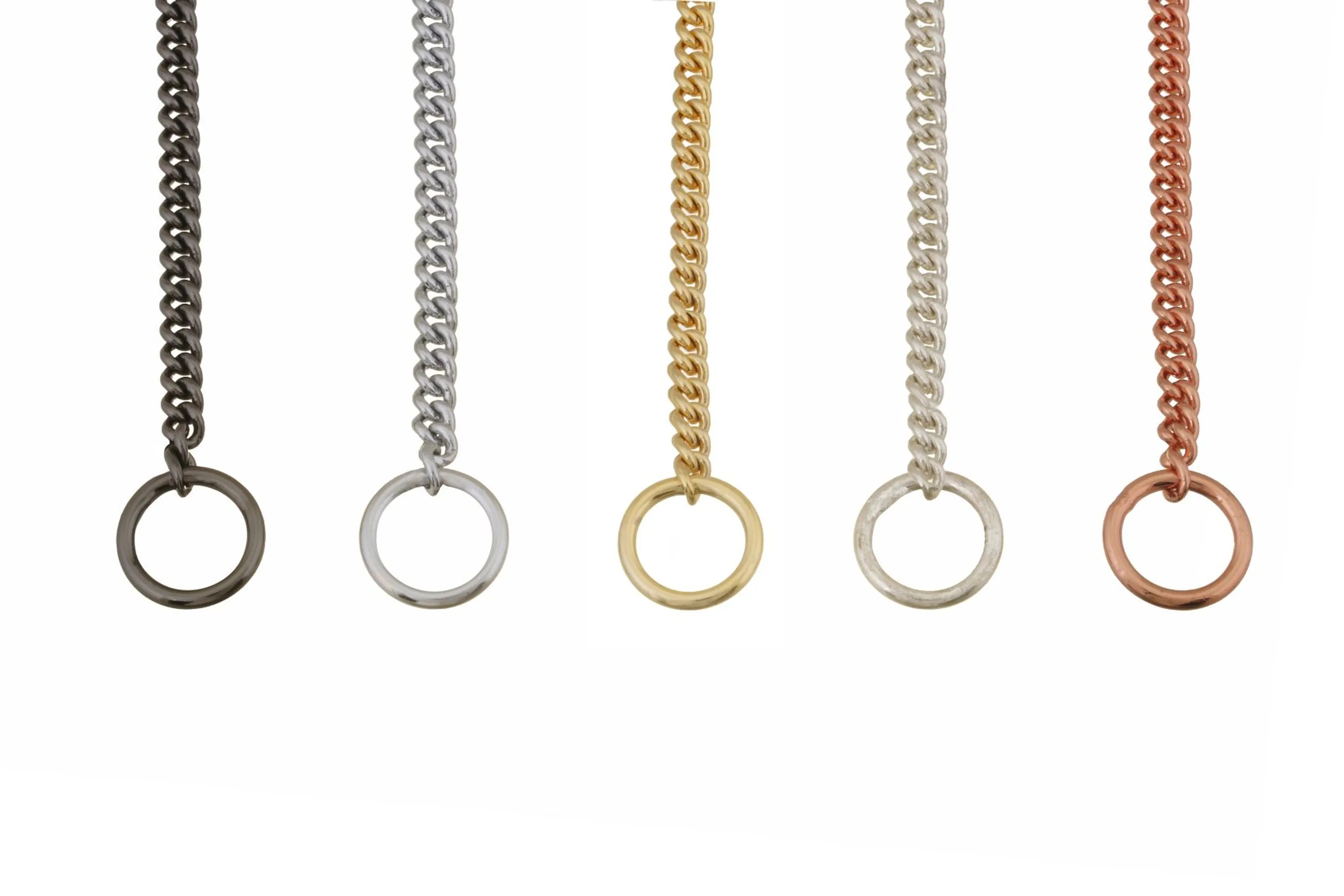 Slip Curve Show Chain Collar (18 in x 1.6 mm)