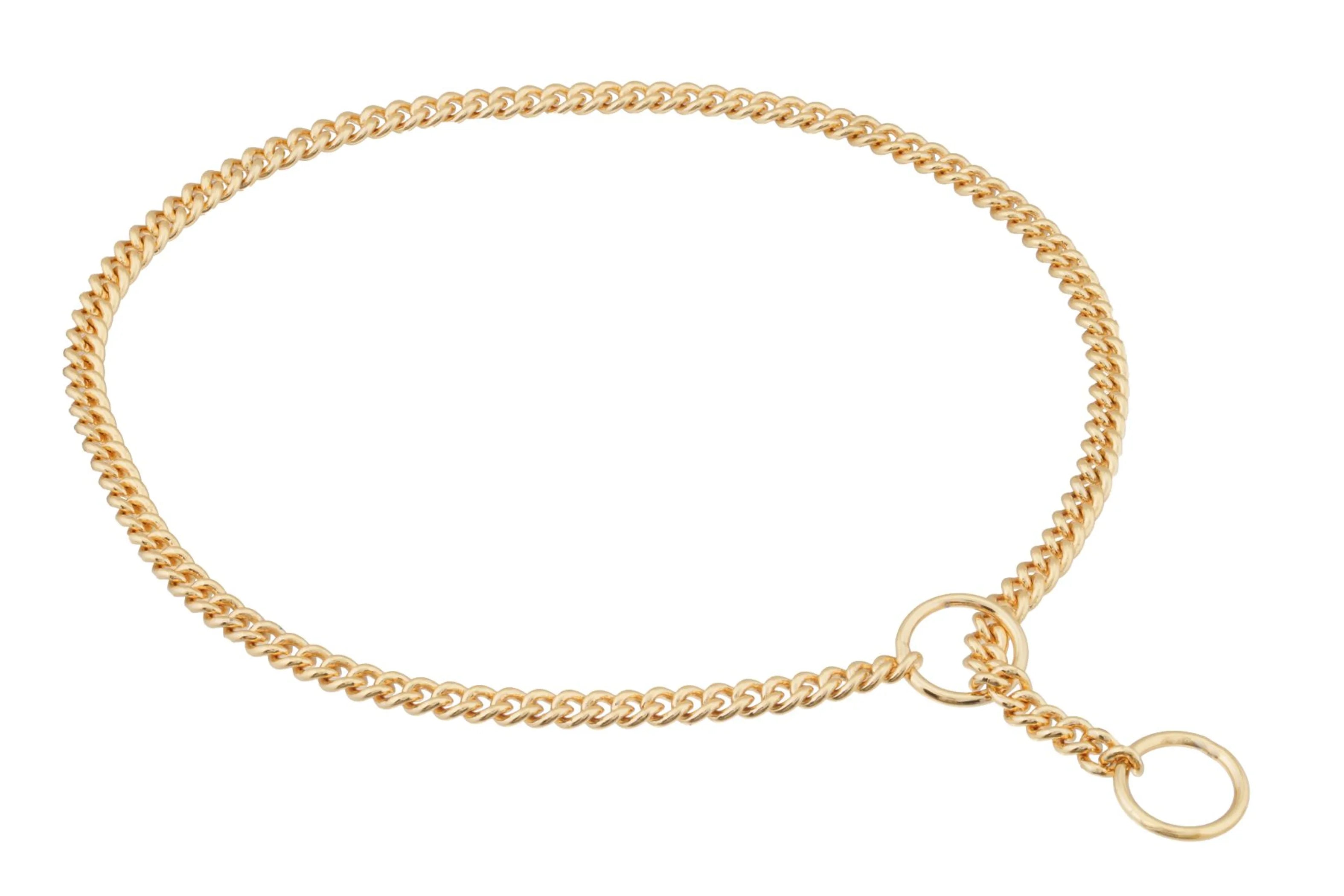 Slip Curve Show Chain Collar (18 in x 1.6 mm)