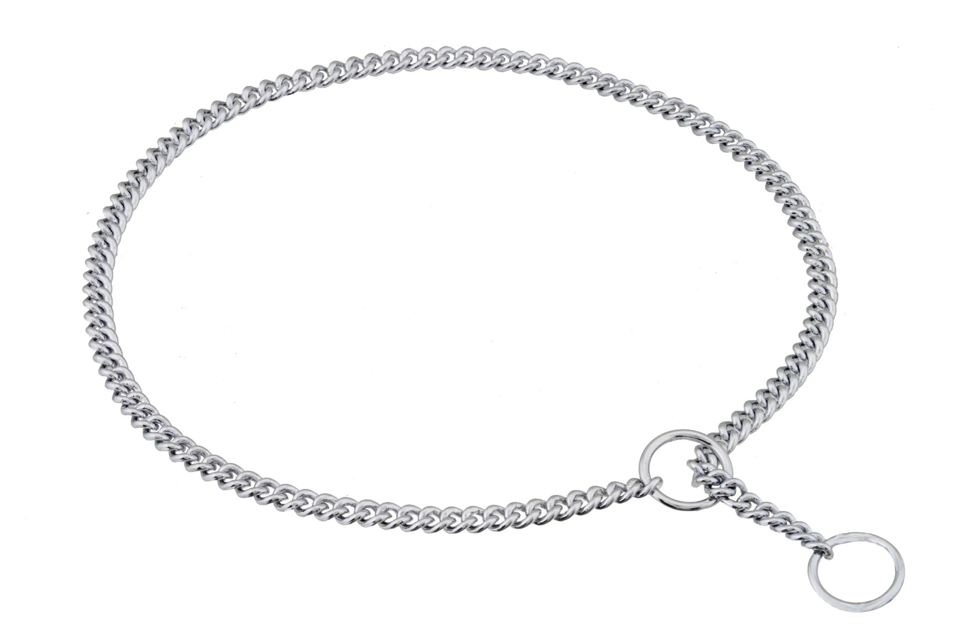 Slip Curve Show Chain Collar (20 in x 1.6 mm)