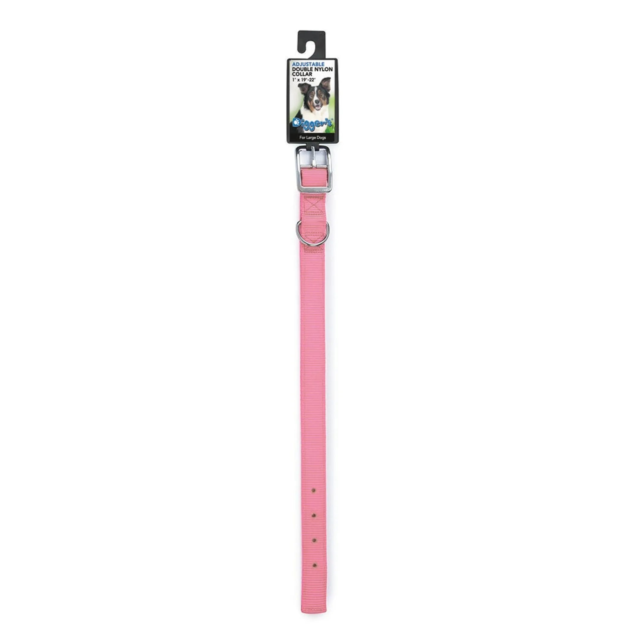 DGR 1in Nylong Collar 24in Neon Pink