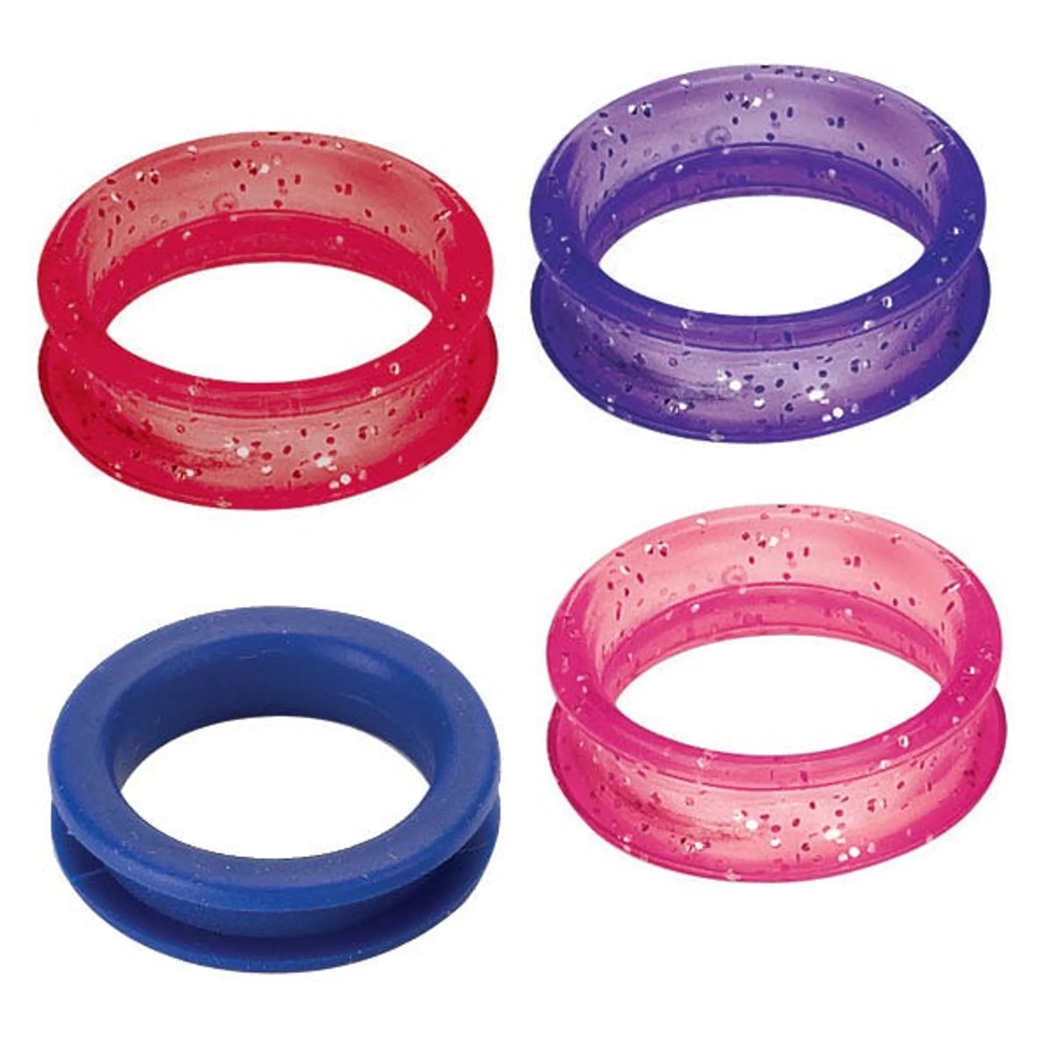 HR Rubber Thumb Ring Blu