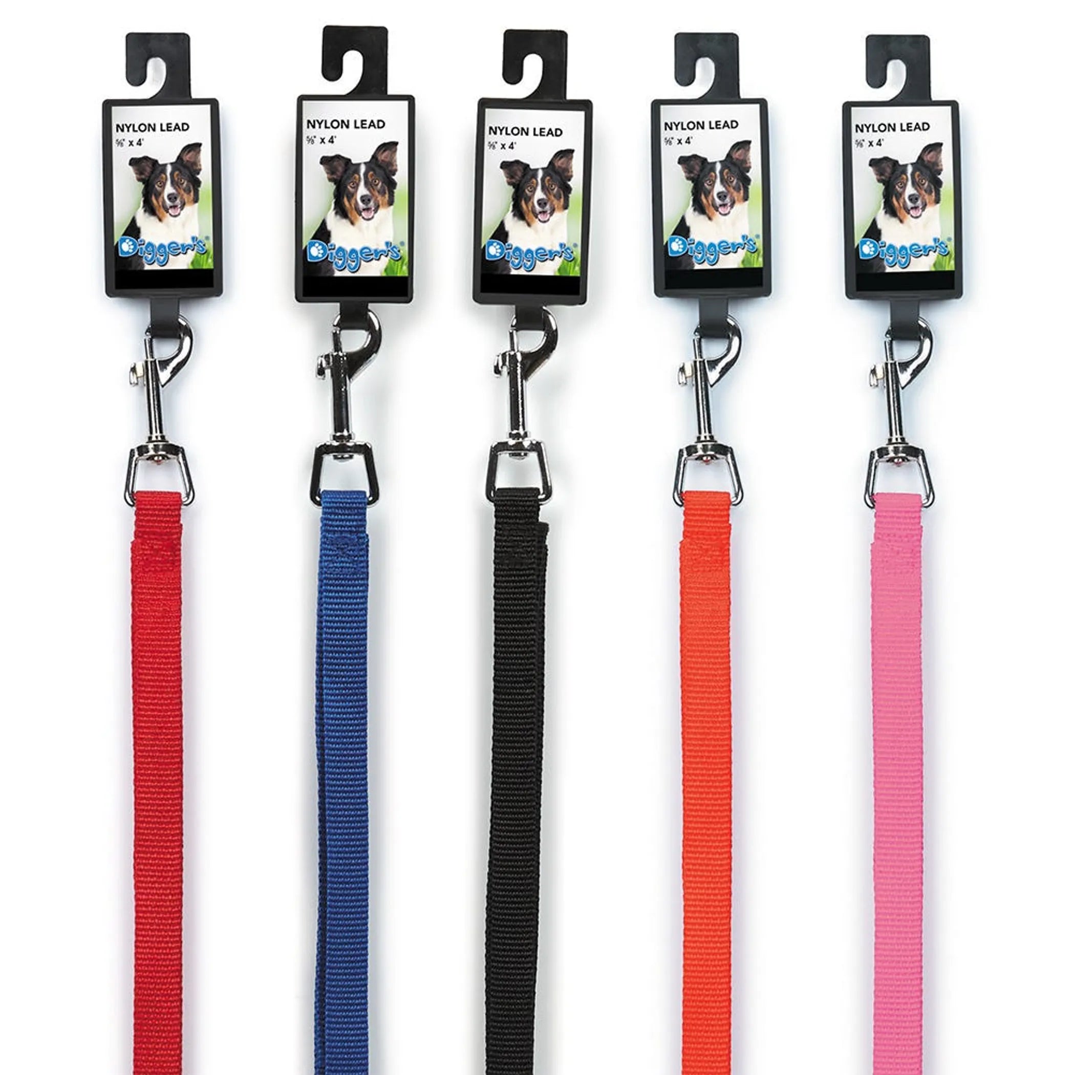 DGR 5/8in Nylon Lead 48in Black