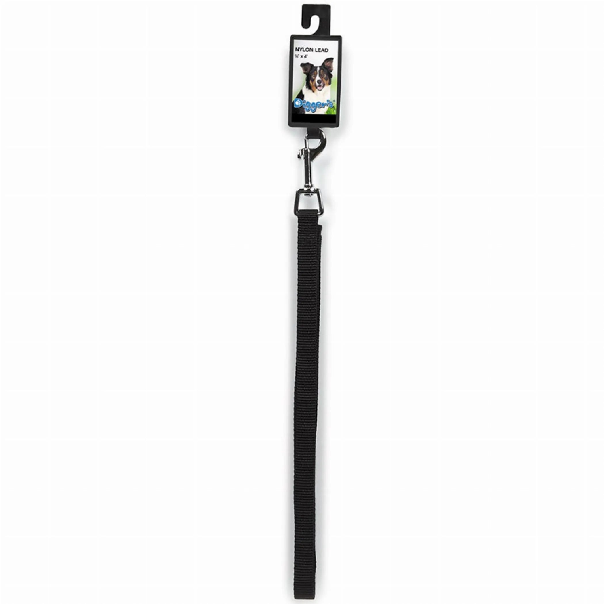 DGR 5/8in Nylon Lead 48in Black