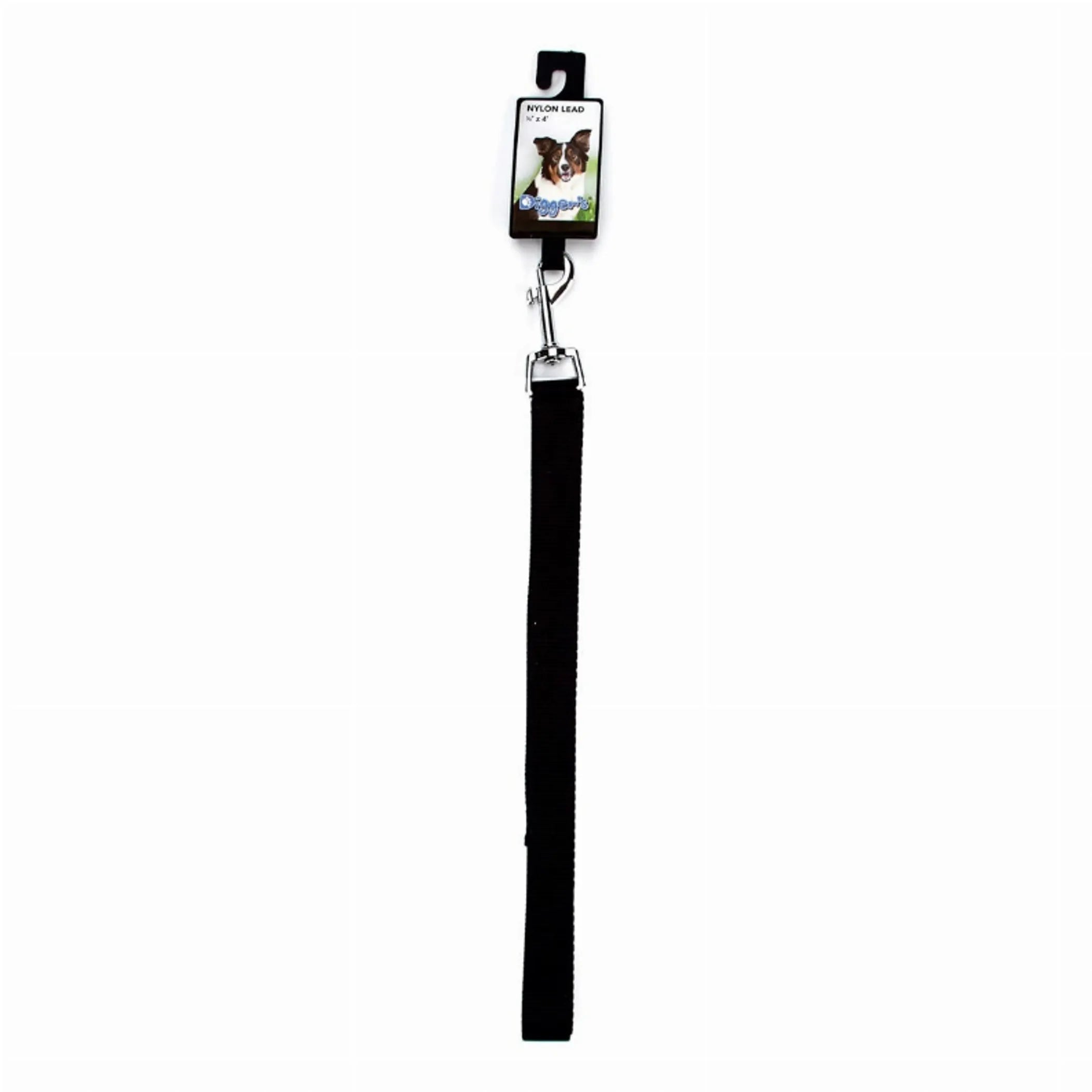 DGR 5/8in Nylon Lead 48in Black