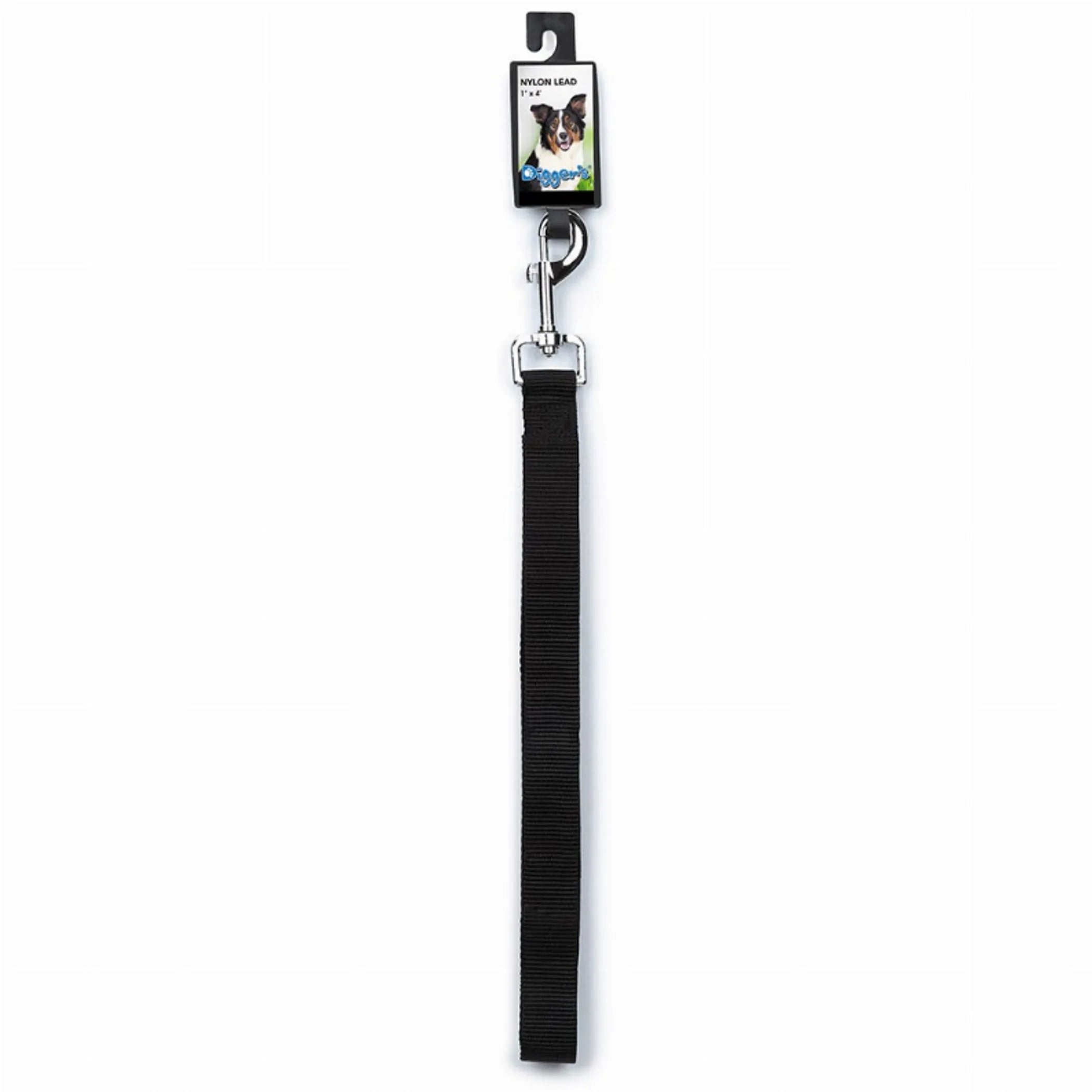 DGR 1in Nylon Lead 48in Black