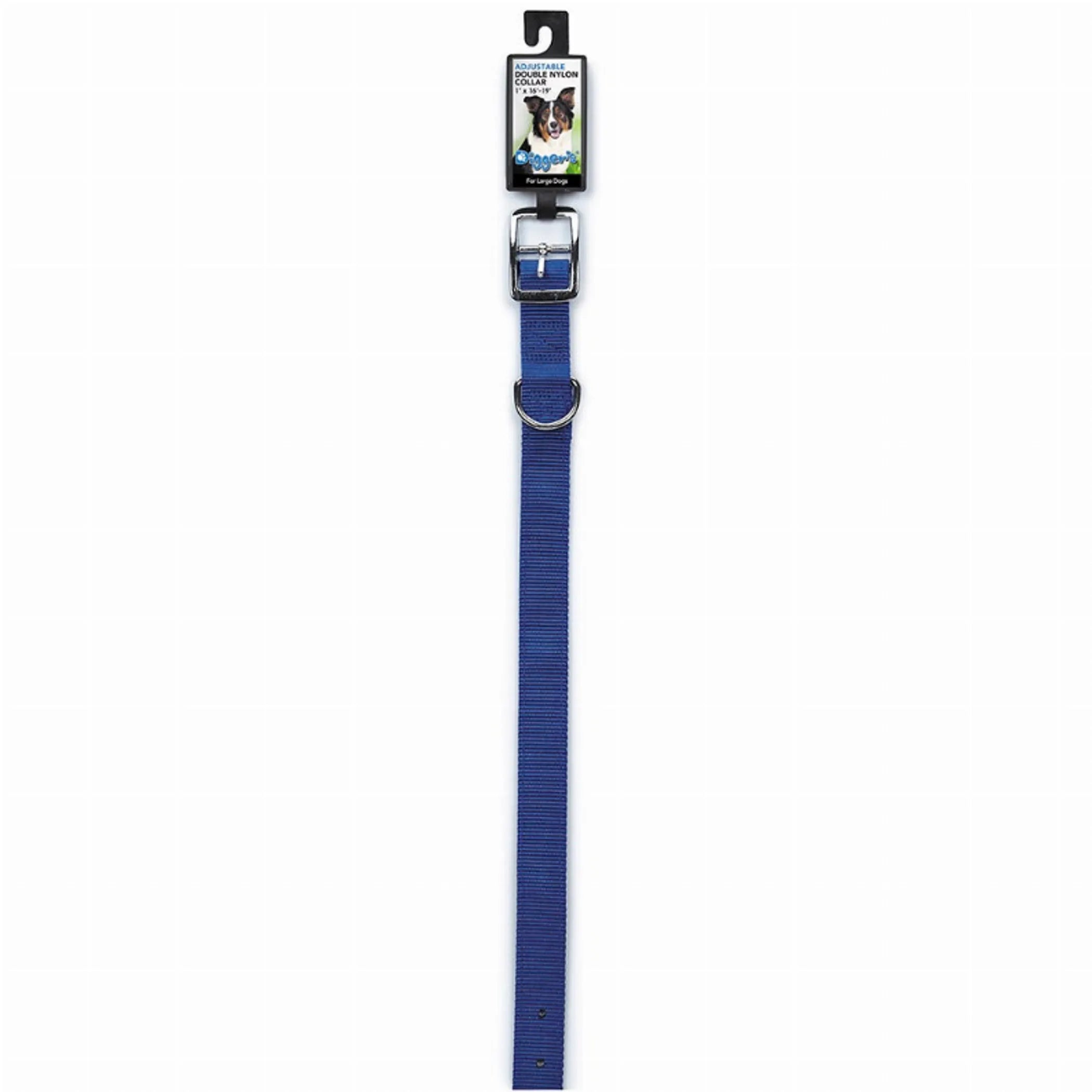 Diggers 1in Dbl Nylon Collar 18in Red