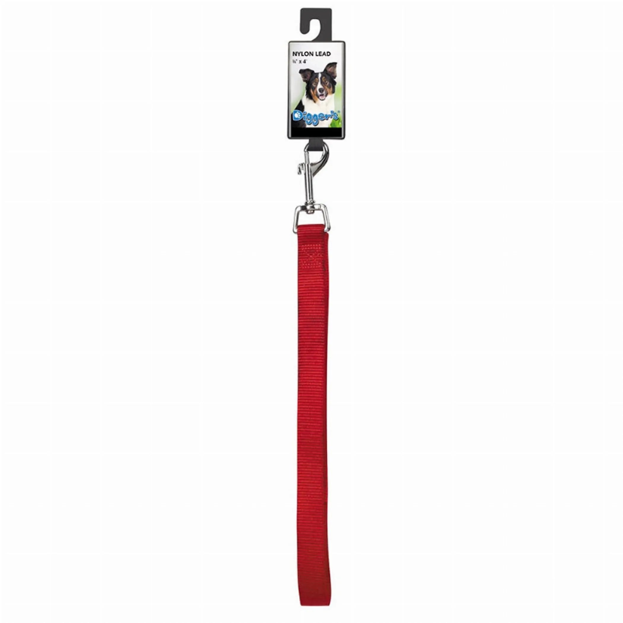 Diggers 3/4in Nylon Lead 48in Black