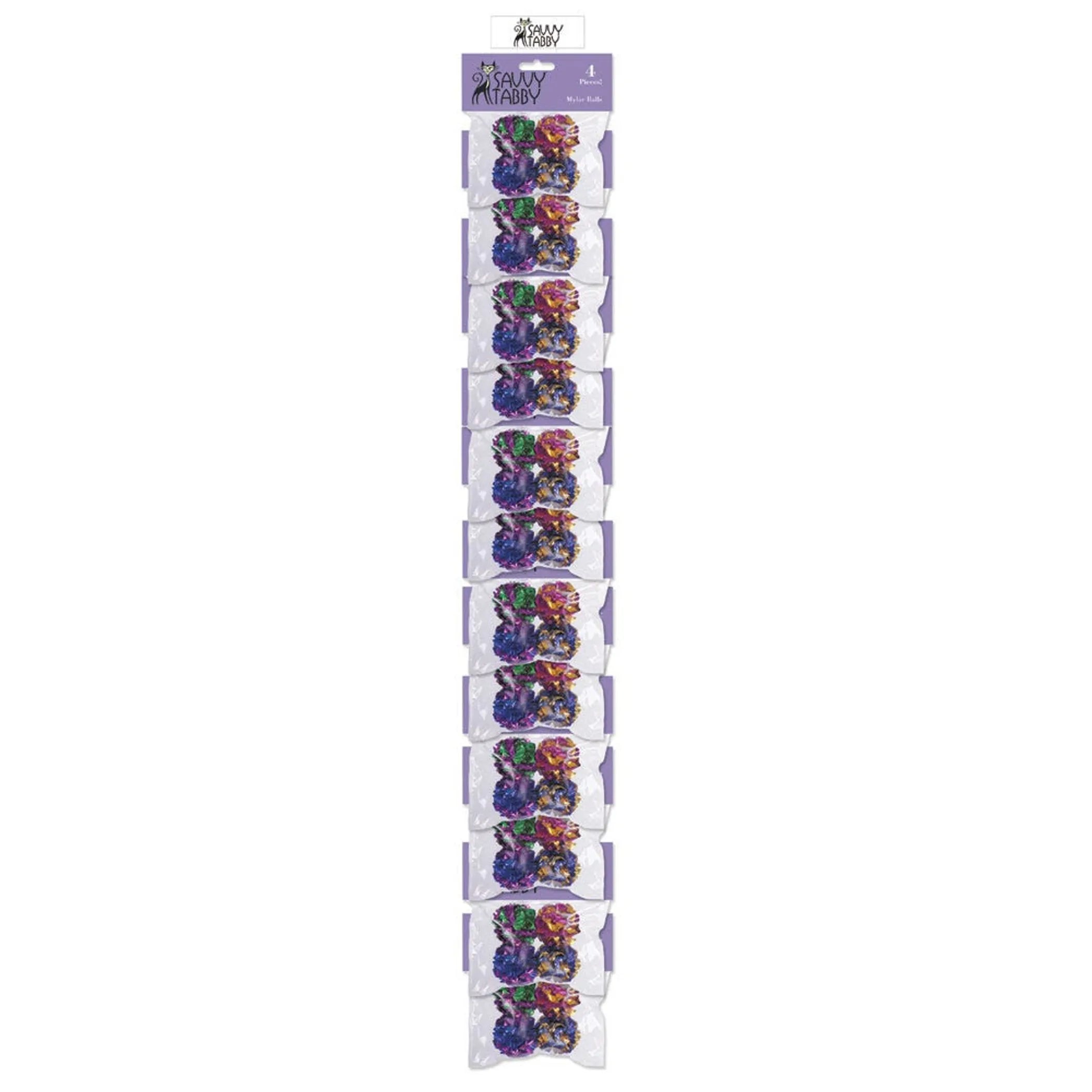 ST Mylar Ball Clip Strip 12pc