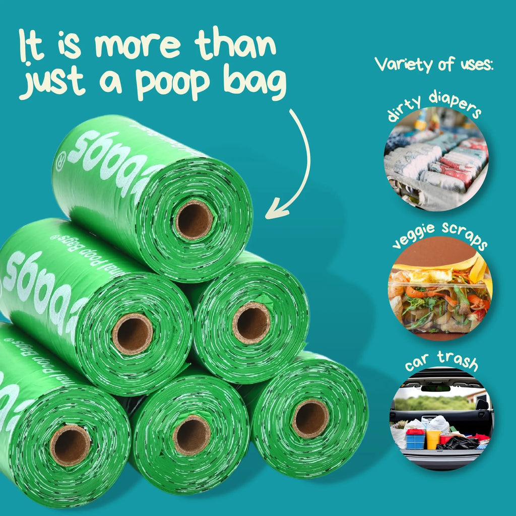 USDA Biobased Peanuts Unscented Leash Rolls