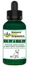 Seal Em And Seal Em Tincture - Wound, Infection, Cut & Hot Spot Support*