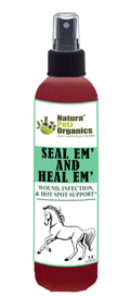 Seal Em And Seal Em Horse Spray Tincture - Wound, Infection Ulcer Bite Bleeding & Hot Spot Support*