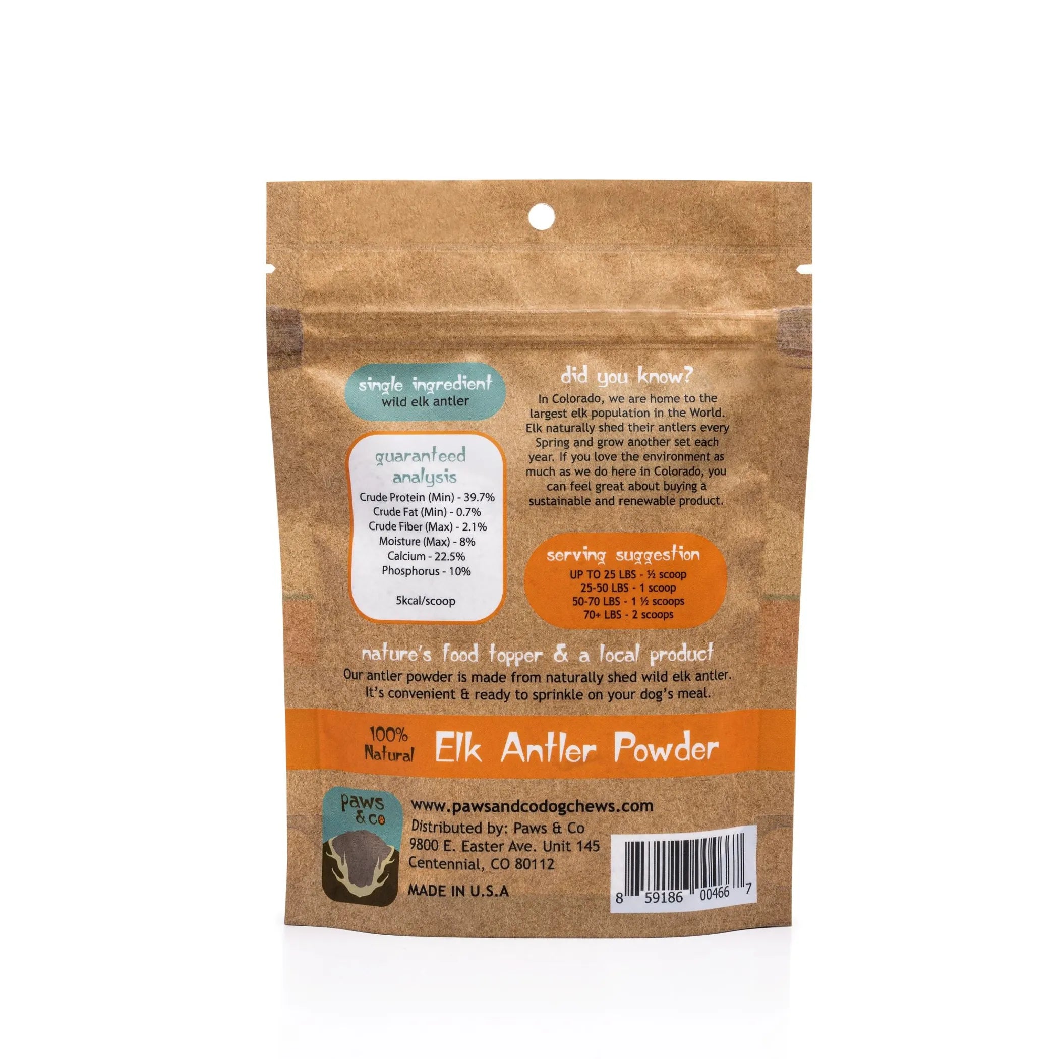 Elk Antler Powder Food Topper