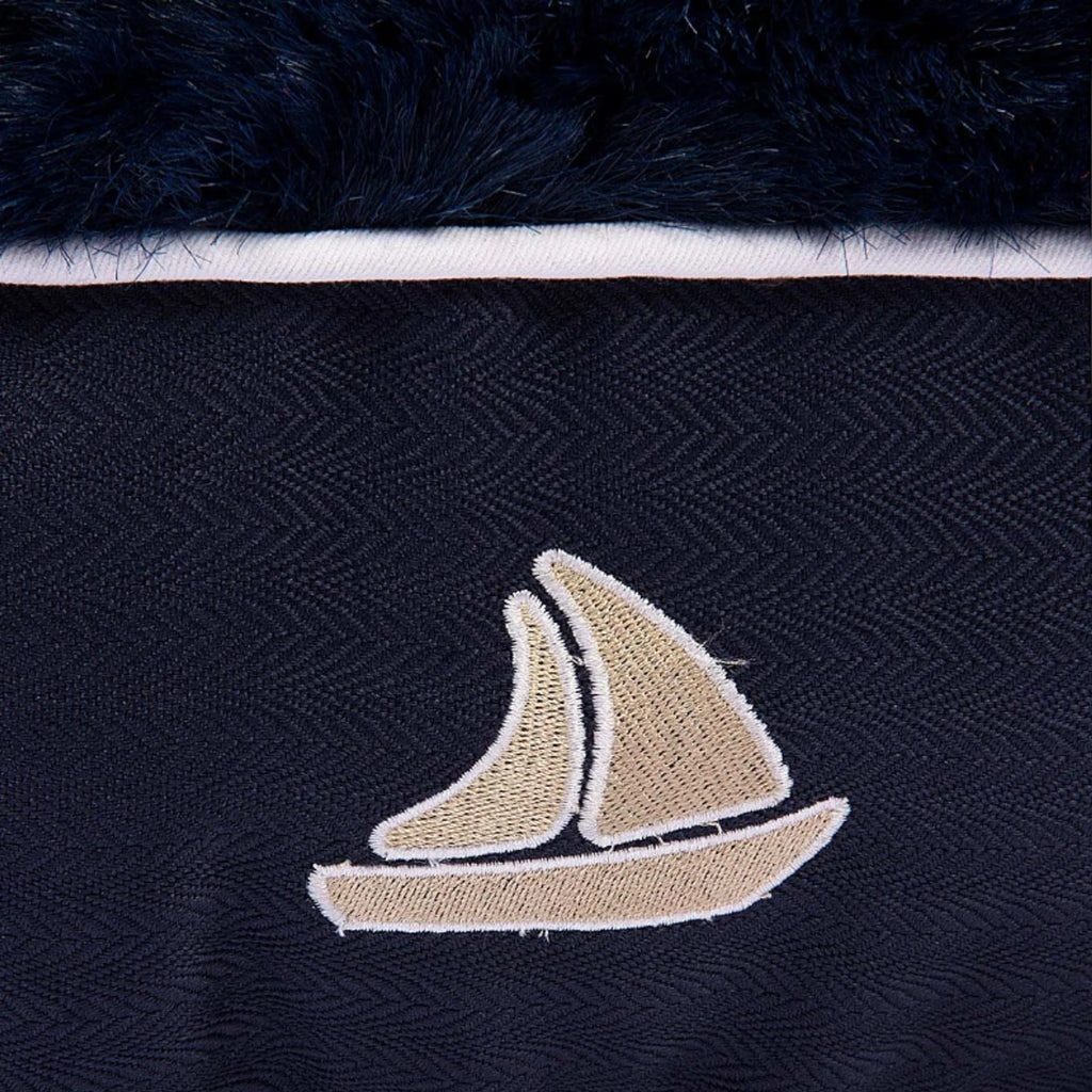 Halo Sailboat Round Dog Bed
