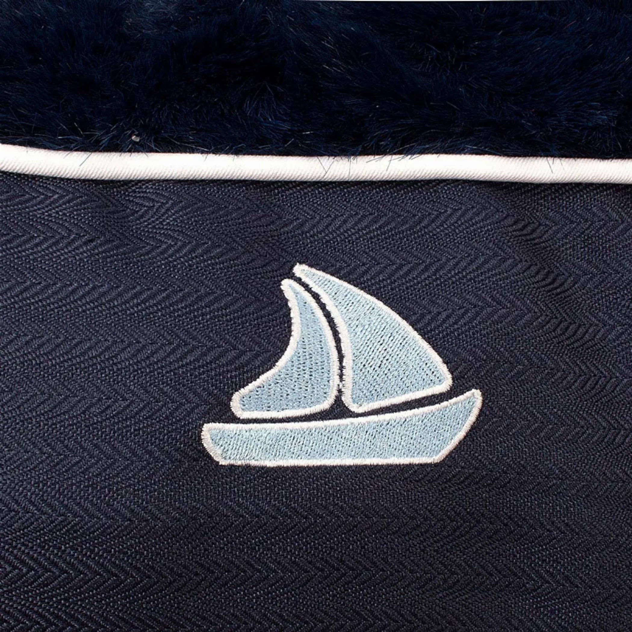 Halo Sailboat Rectangular Dog Bed