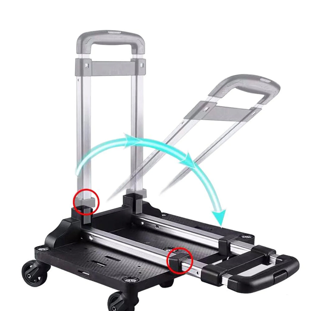 Mr. Peanut's Pet Carrier/Luggage Bag Spinner Wheelbase Luggage Cart