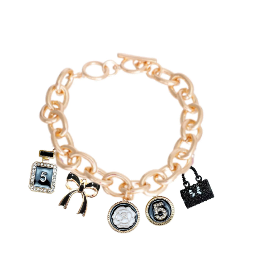 Bags & Bows Charm Necklace