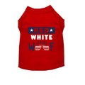 Red, White & Woof Tee Patriotic Dog T-Shirt