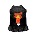 Chiffon Candy Corn Rose Dress