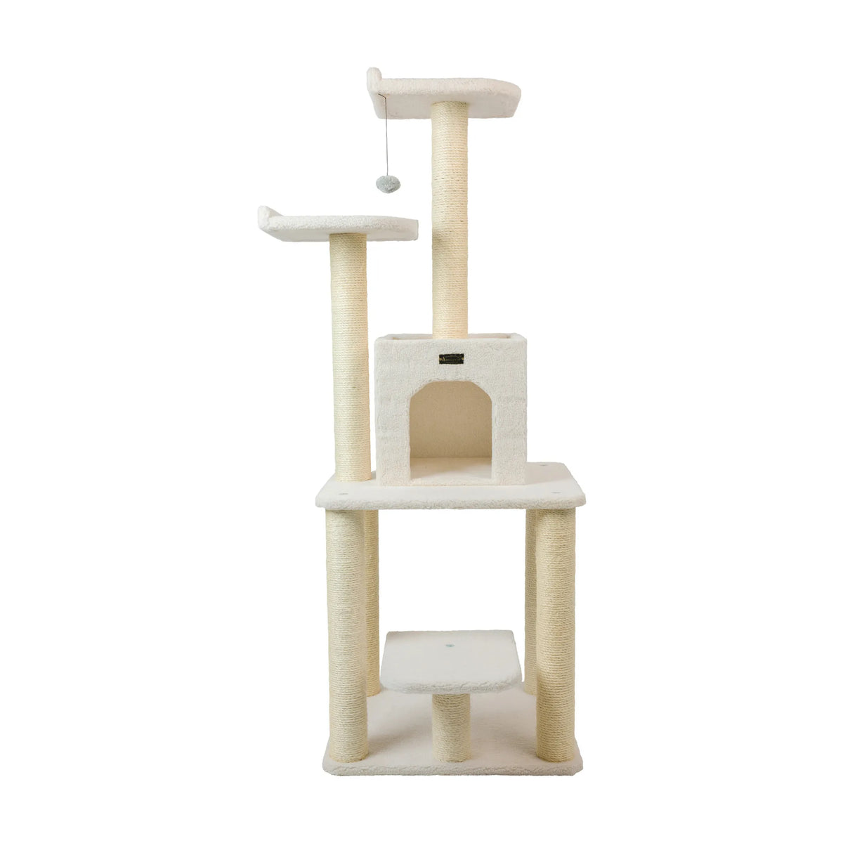 Real Wood B6203 Classic Cat Tree Five Levels Cat Condo