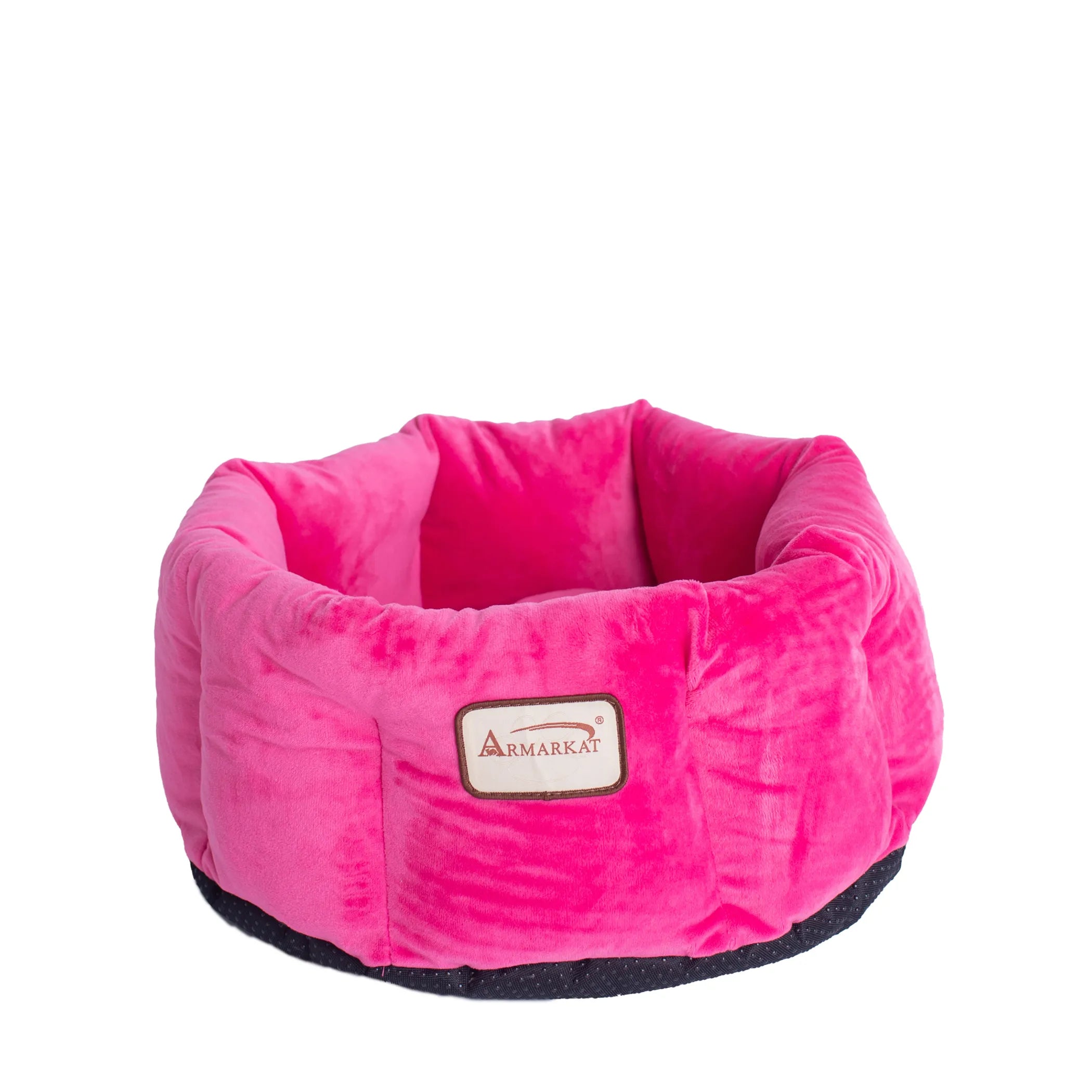 Armarkat Cat Bed, Warm Pet cuddle bed, PInk