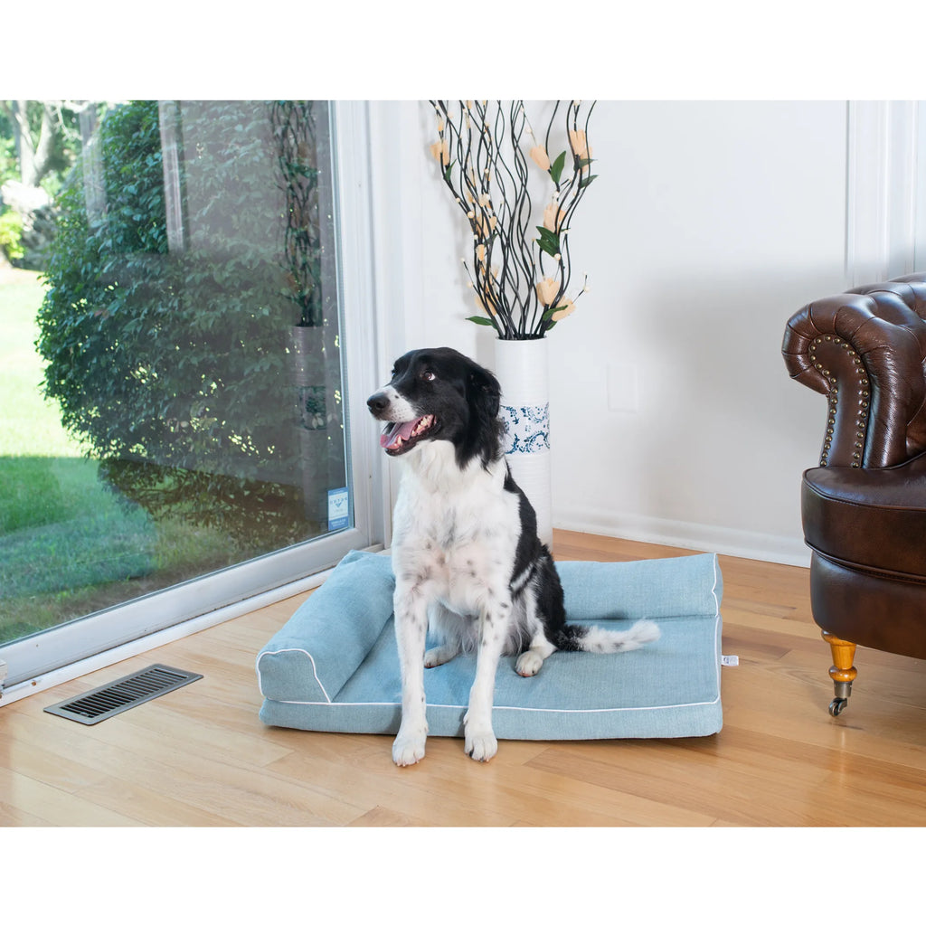 Armarkat Medium Bolstered Pet Bed Poly Fill Dog Cushion