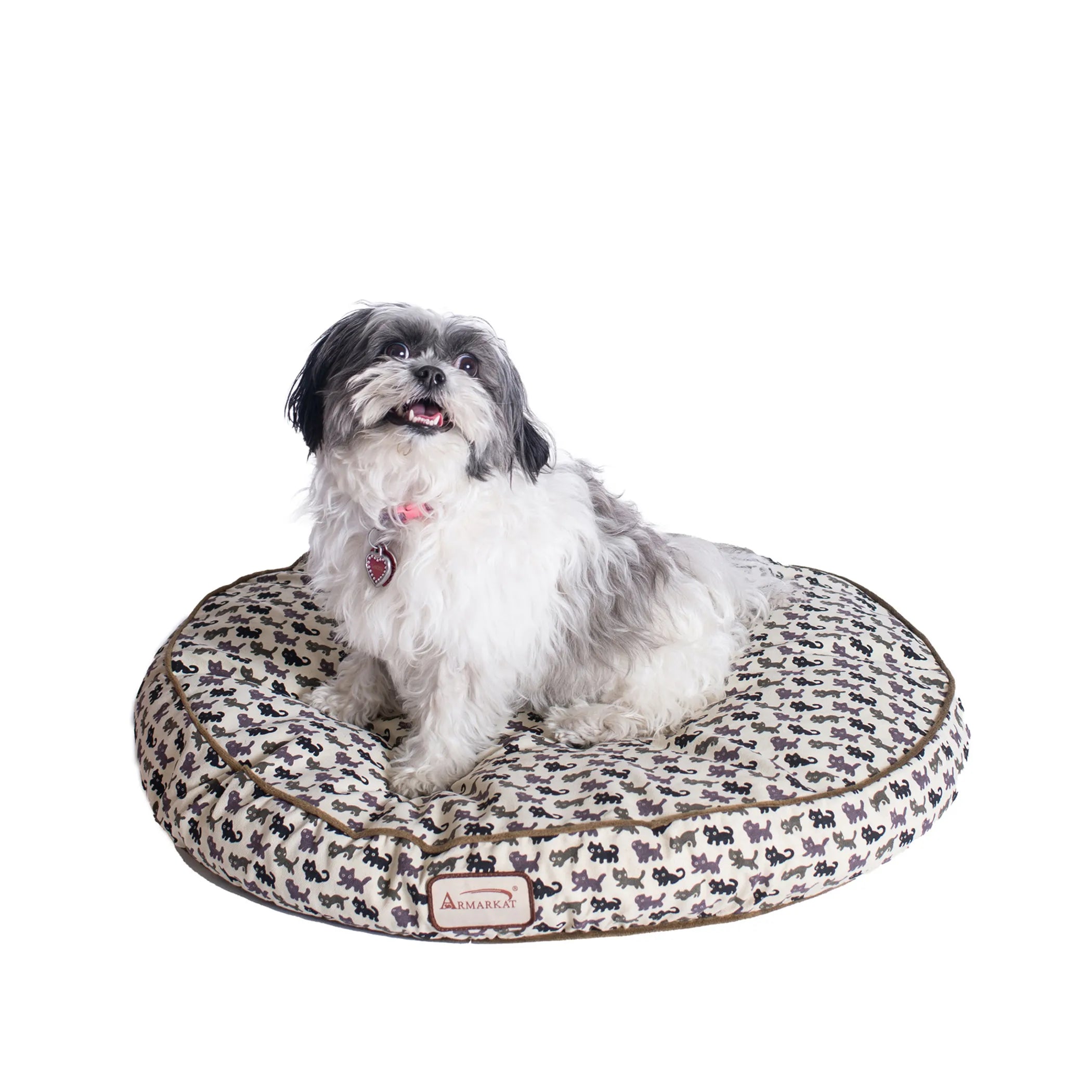 Armarkat Dog Bed Polyfilled Pet Cushion Crate Mat Soft Pad