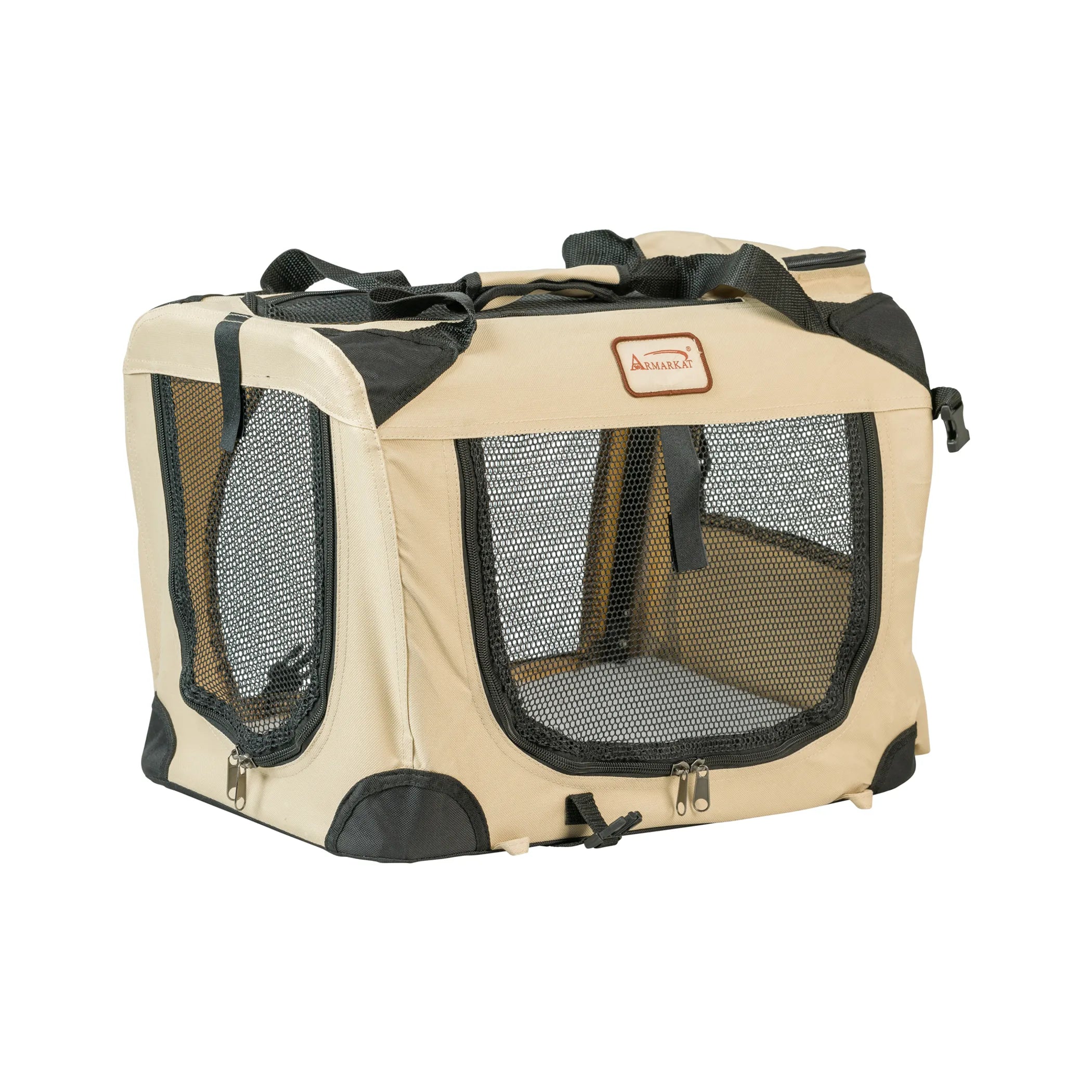 Armarkat FoldIng Soft Dog Crate Pet Travel Carrier PC201B