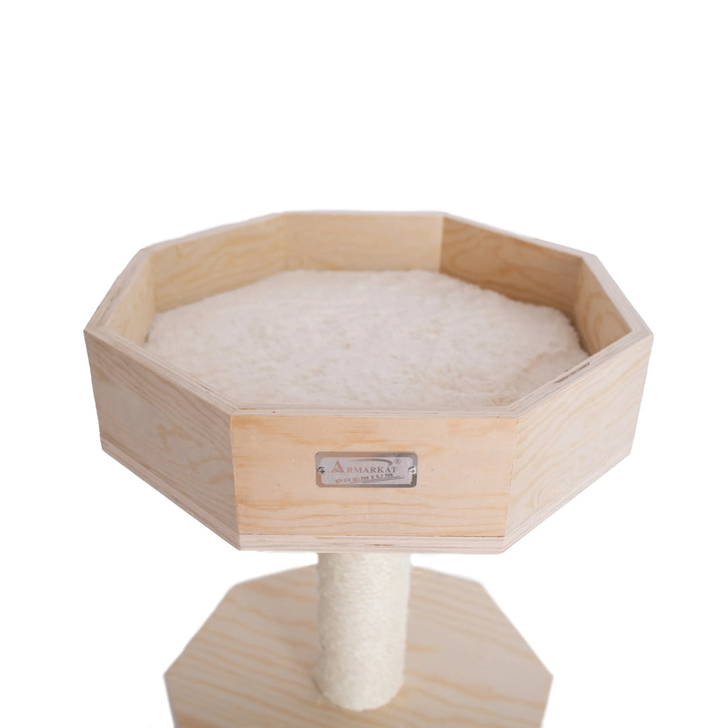 Armarkat Premium Scots Pine 29" Cat Tree W Perch and Condo