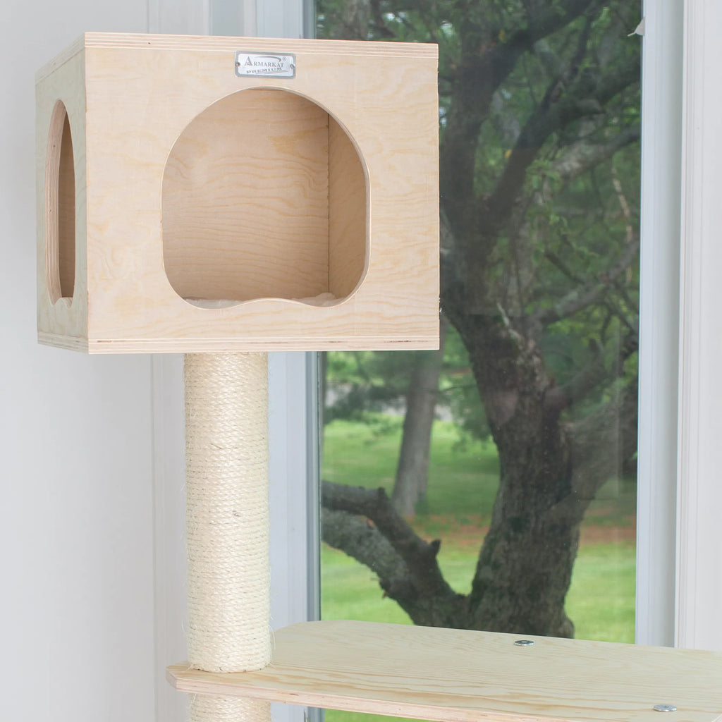 Armarkat Premium Scots Pine Cat TreeTall Sturdy Cat Tower