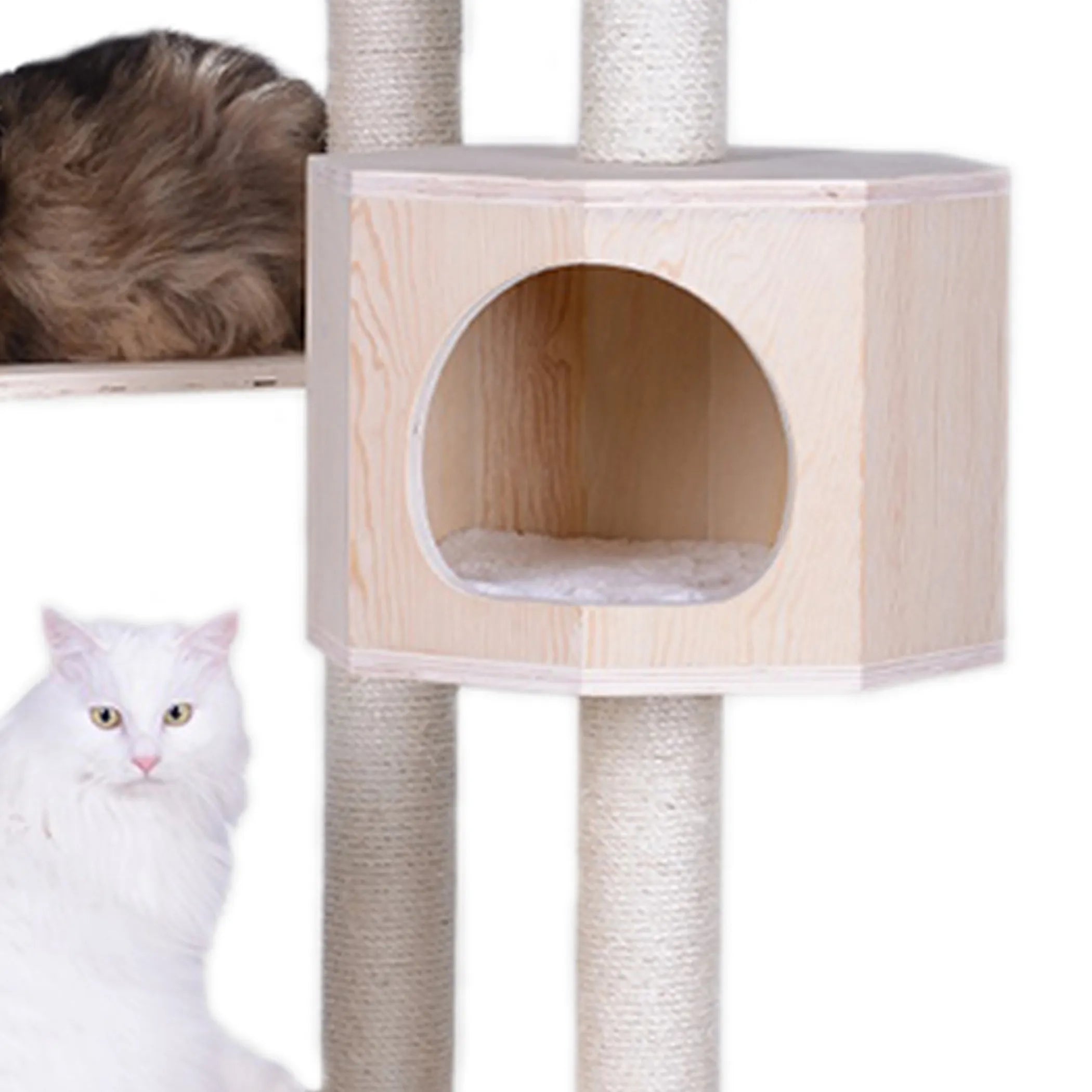 Armarkat Premium Scots Pine Cat TreeTall Sturdy Cat Tower