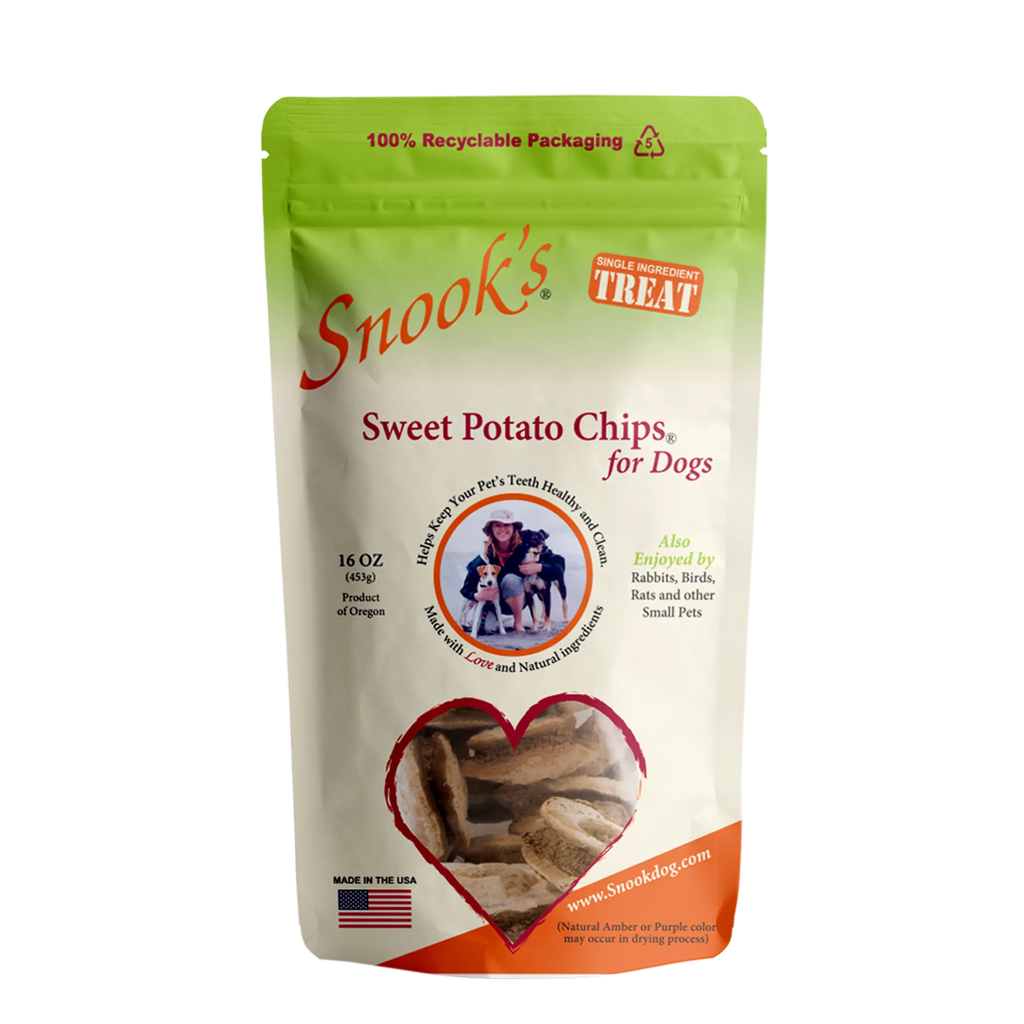 Sweet Potato Dog Chips - Soup bone shaped