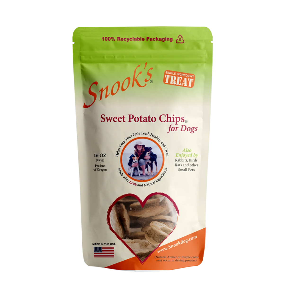 Sweet Potato Dog Chips - Soup bone shaped