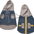 Denim Hoodie Vest