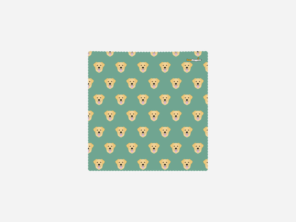 Golden Retriever Microfiber Cleaning Cloth