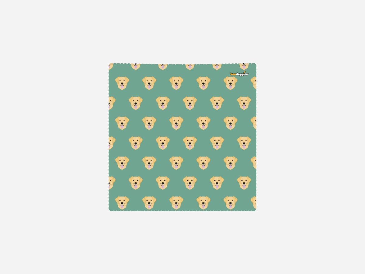Golden Retriever Microfiber Cleaning Cloth