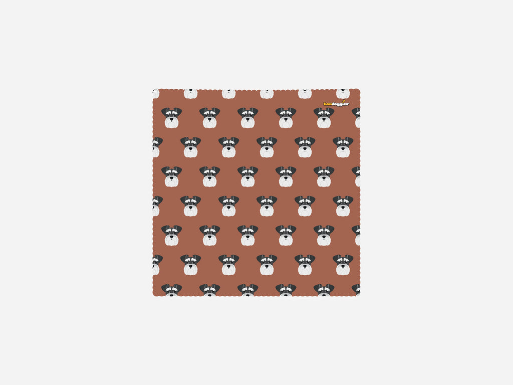 Schnauzer Microfiber Cleaning Cloth