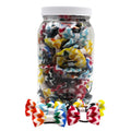 GD105 | 50-100 Leopard Groomers dinky Dog / Cat bows jar|Pets Ribbons