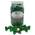 GD110 | 50-100 Christmas Dog / Cat Dinky bows in a bottle|Pets Ribbons
