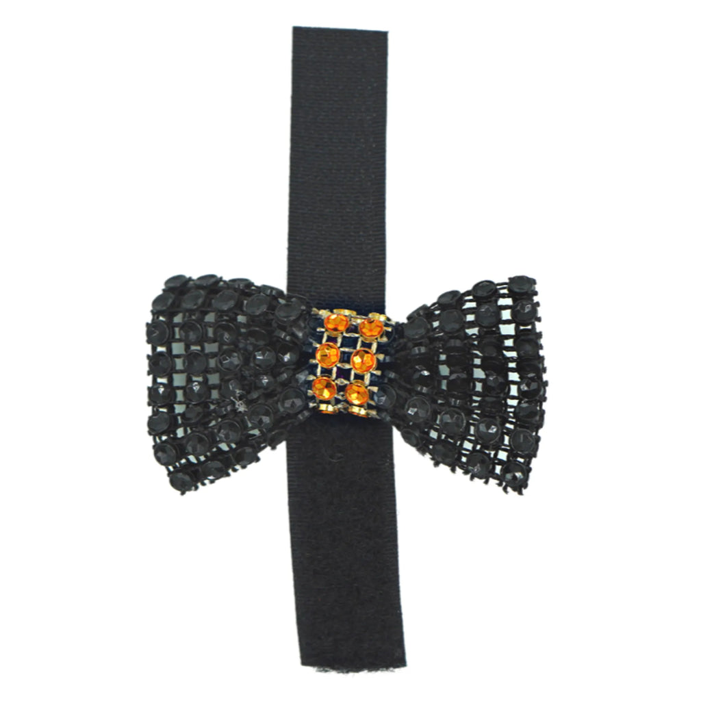 GG109XV | 50-100 Velcro Halloween Dog Cat 1" Bows in Jar|Pets Ribbons
