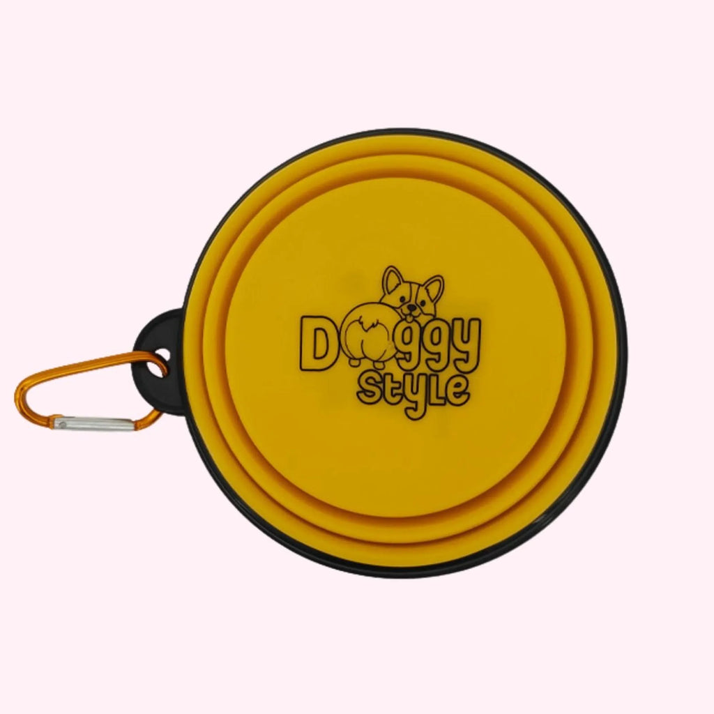 "Bad Motha Fluffa" Orange Dog Bowl