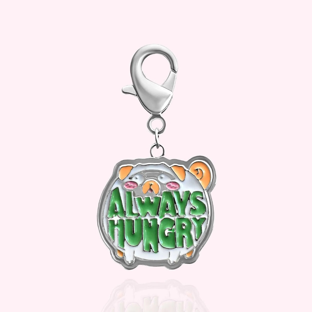 "Always Hungry" Dog Collar Charm