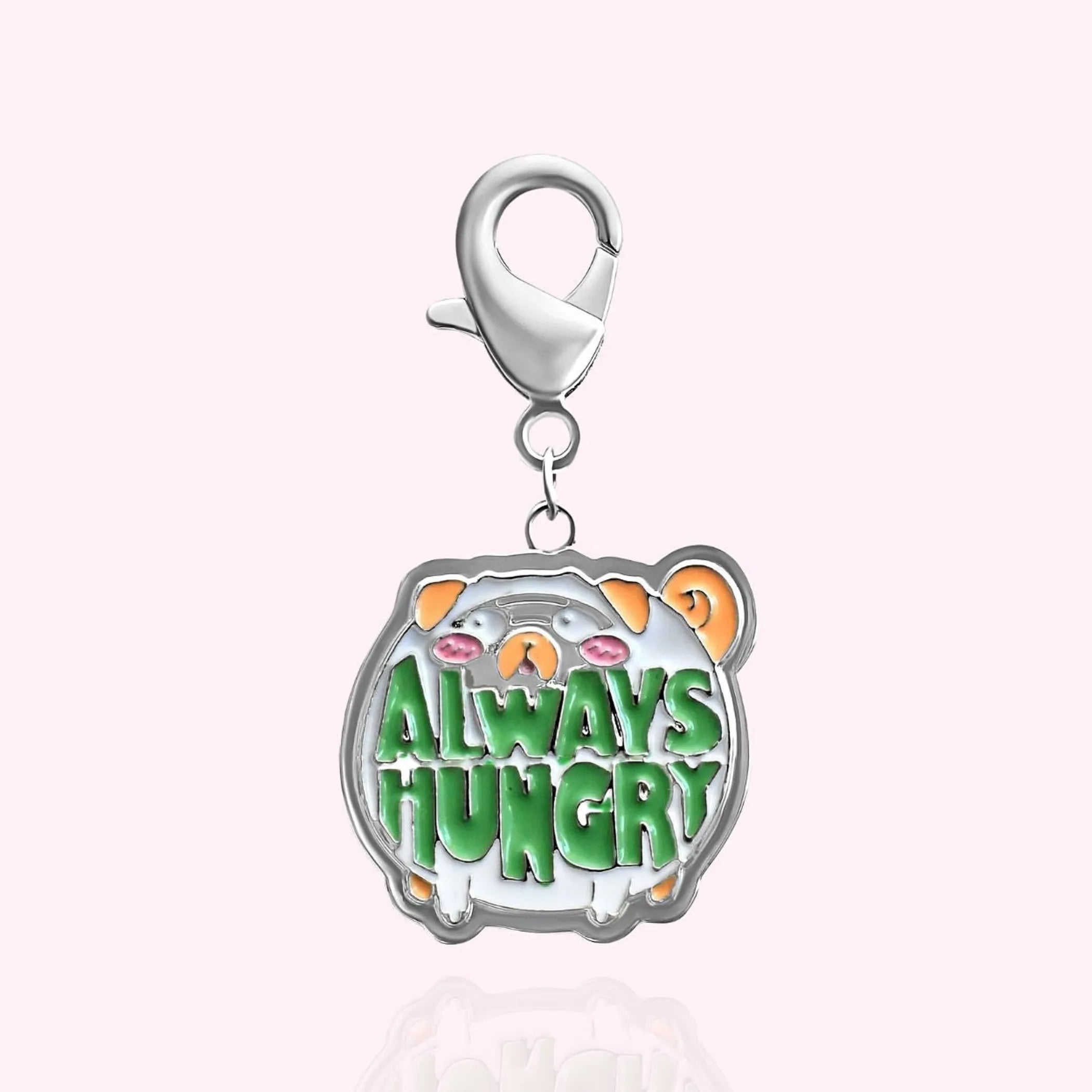 "Always Hungry" Dog Collar Charm