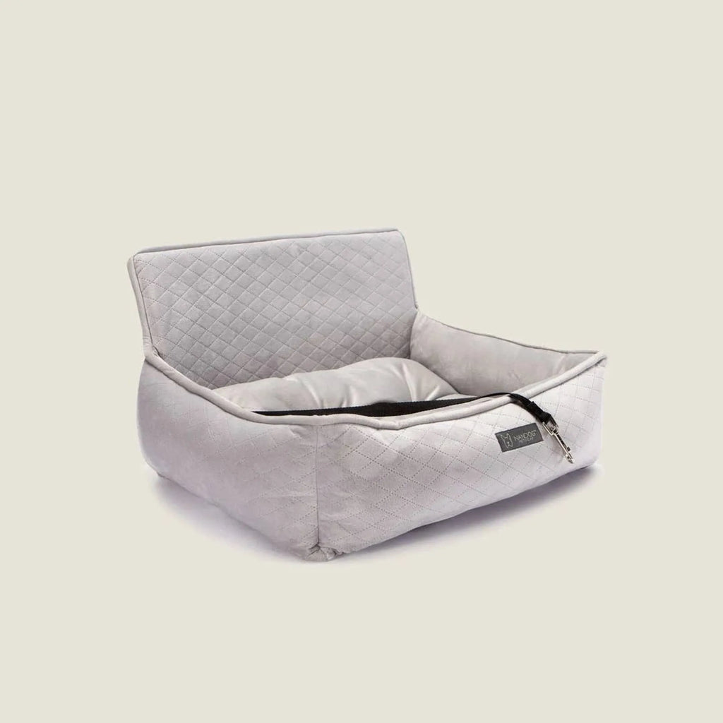 Nandog Dog Car Seat (LIGHT GREY) - LARGE