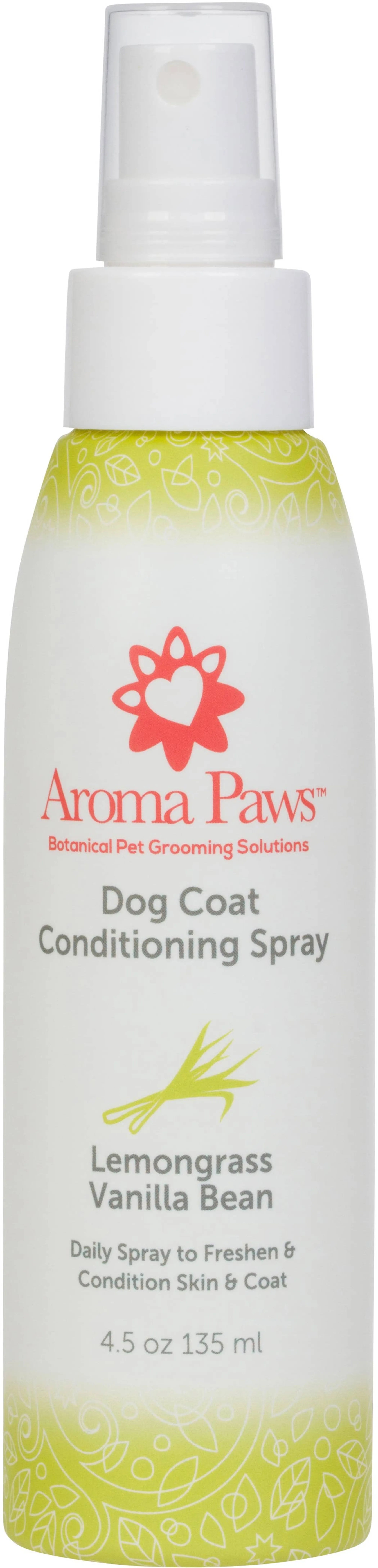 4.5 Oz. Dog Coat Spray Lemongrass Vanilla Bean