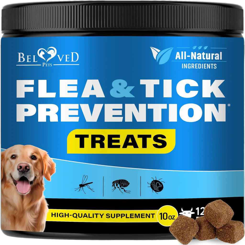 Flea and Tick Prevention Chewable Pills for Dogs and Cats