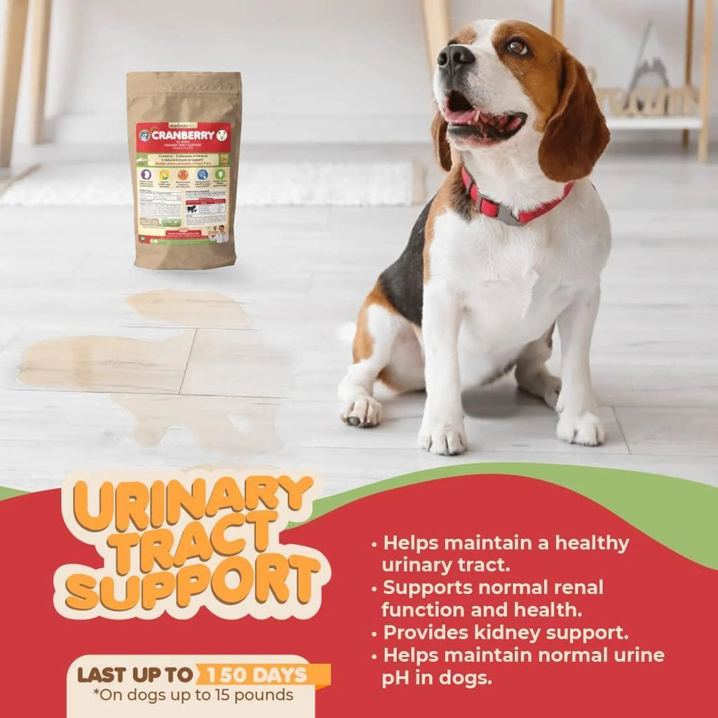 Dog Cranberry Supplement Natural Dog UTI Treatment & Kidney Support for Dogs